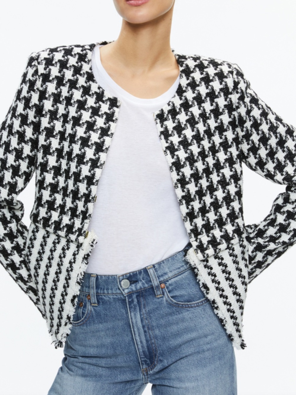 Alice + Olivia
KIDMAN TWO-FER TWEED JACKET
